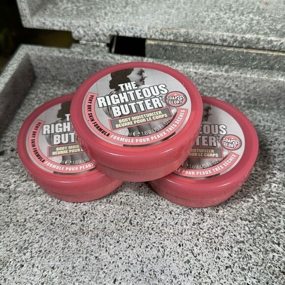 New! Original Pink The Righteous Butter Moisturizing Body Butter 50ml - Picture 3 of 5